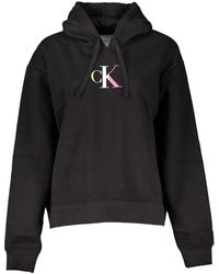 Calvin Klein - Chic Hooded Sweatshirt With Fleece Interior - Lyst