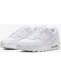 Nike - Air Max 90 Cn8490-100 Sneaker Leather Low Top Running Shoes - Lyst