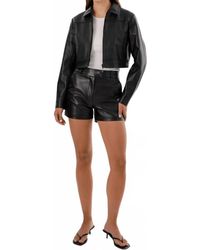 Lamarque - Kaldie Recycled Leather Short - Lyst