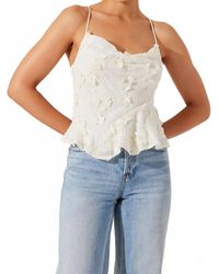 Astr - Everly Floral Cami Top - Lyst