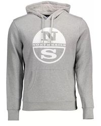 North Sails - Gray Cotton Sweater - Lyst