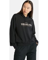 Timberland - Season Linear Logo Hoodie - Lyst
