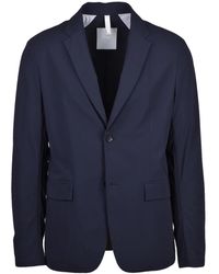 DUNO - Technical Fabric Buttoned Jacket - Lyst