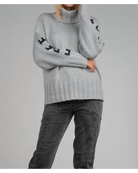 Elan - Turtle Neck Love Sweater - Lyst