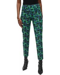Joseph Ribkoff - Abstract Print Slim Cropped Pant - Lyst