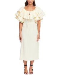 RHODE - Sally Midi Dress - Lyst