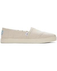 TOMS - Alpargata Cupsole Natural Heritage Canvas Slip-On - Lyst
