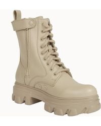 Urbnkicks - Leather Sand Boot By - Lyst