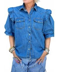 Ivy Jane - Annie Denim Top - Lyst