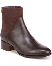 Franco Sarto - Jessica Leather Western Ankle Boots - Lyst
