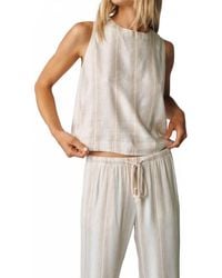 Bella Dahl - Sleeveless Button Back Top - Lyst