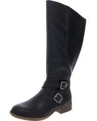 LifeStride - Xion Wide Calf Faux Leather Knee-high Boots - Lyst