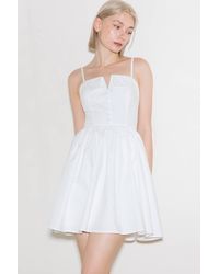 TRUEDAMES - Pure Romance Woven Mini Dress - Lyst