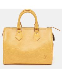 Louis Vuitton - Tassil Epi Leather Speedy 25 Bag - Lyst