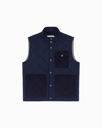 Onia - Quilted Twill Vest - Lyst