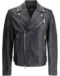 DSquared² - ² Kiodo Leather Jacket - Lyst