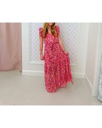 J joy - Tiered Ruffle Maxi Dress - Lyst
