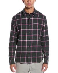 Vince - Brushed Flannel Shirt - Lyst