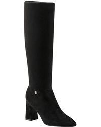 Bandolino - Kyla2 Faux Suede Pointed Toe Knee-high Boots - Lyst