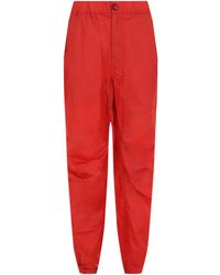 Ferragamo - Coated Drawstring Straight-Leg Pants - Lyst