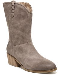Dr. Scholls - Layla Block Heel Side Zip Mid-calf Boots - Lyst