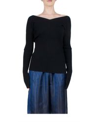 6397 - Ribbed Double-V Top - Lyst