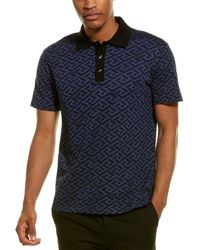 versace pique polo shirt