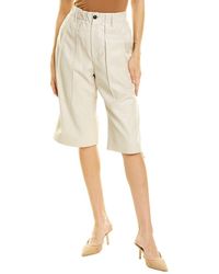 Womens Clothing Shorts Knee-length shorts and long shorts Natural Brunello Cucinelli Shorts & Bermuda Shorts in Beige 