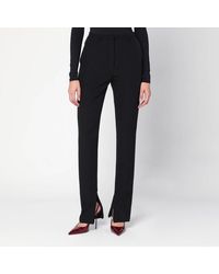 THE LATEST - Thelatest Trousers With Zipped Slits - Lyst