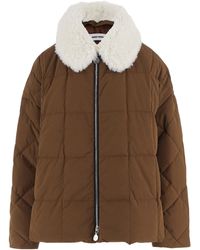 Ienki Ienki - Boxy Quilted Shearling Collar Jacket - Lyst