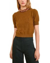 Ulla Johnson - Liv Cashmere Short Sleeve Knit Top - Lyst
