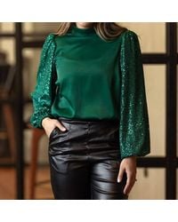 Michelle Mcdowell - Melanie Long Sleeve Top - Lyst