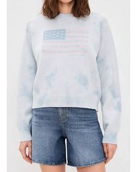 LoveShackFancy - Ty Flag Pullover Sweatshirt - Lyst