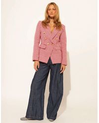 John + Jenn - Laurent Houndstooth Blazer - Lyst