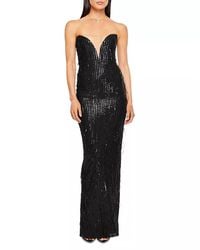 Nookie - Strapless Sequin Karma Gown - Lyst