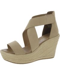 Diba True - Hyber Nate Leather Ankle Strap Wedge Sandals - Lyst