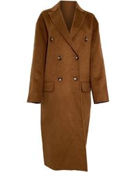 Reformation - Double-Breasted Long Coat - Lyst