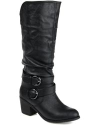 Journee Collection - Wide Width Wide Calf Late Boot - Lyst