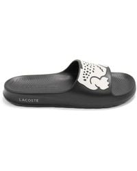 Lacoste - Croco 2.0 Slide Sandals - Lyst