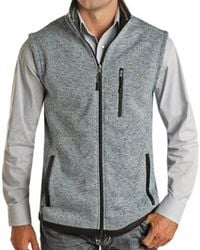 Powder River - Knit Melange Vest - Lyst
