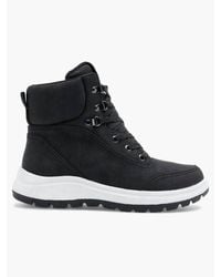 Roxy - Karmel Lace Up Boots - Lyst