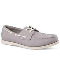 Club Room - Elliot 100184110Mn Canvas Comfort Casual Boat Shoes Zpo3759 - Lyst
