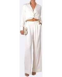 NonChalant Label - Ellis Wide Leg Pants - Lyst