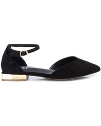 Xti - Suede Pointy Toe Ballet Flats By _ - Lyst
