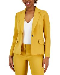 Kasper - Petites Collar Polyester One-button Blazer - Lyst