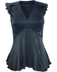 Ba&sh - Carey Ruffle Top - Lyst