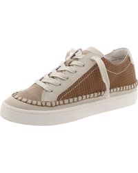 Dolce Vita - Zolen Mixed Media Lace-Up Casual And Fashion Sneakers - Lyst