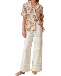 Line & Dot - Bowen Crochet High Waisted Pants - Lyst