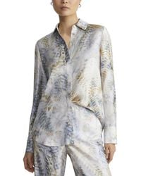 Lafayette 148 New York - Scottie Silk Blouse - Lyst