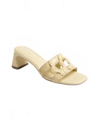 Jonathan Simkhai - Monogram Raffia Block Heel - Lyst